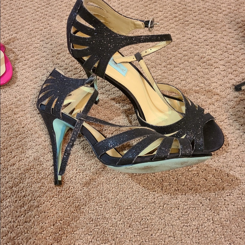 Black heeled shoes for a fancier occasion